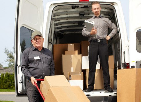 Moving boxes and furniture with a man and van service in Croydon