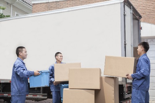 Removal van prepared for a local move in Croydon