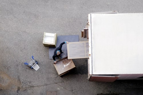 Unpacking boxes and arranging belongings in a new Croydon home