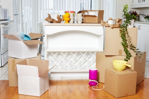 Croydon moving team handling boxes and furniture for a local customer