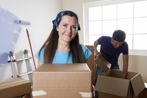 Croydon home move planning with household items and packing materials