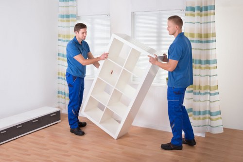 Moving van and careful loading for a residential move in Croydon