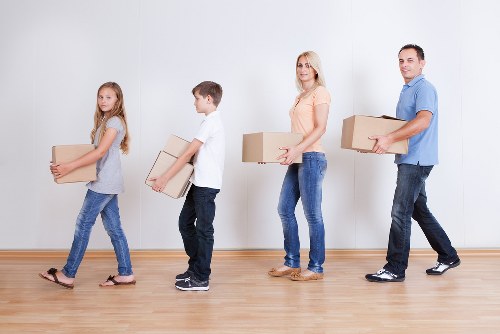 Careful item handling during a Croydon man with van move